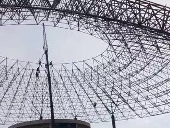 绍兴篮球馆球形网架厂家价格