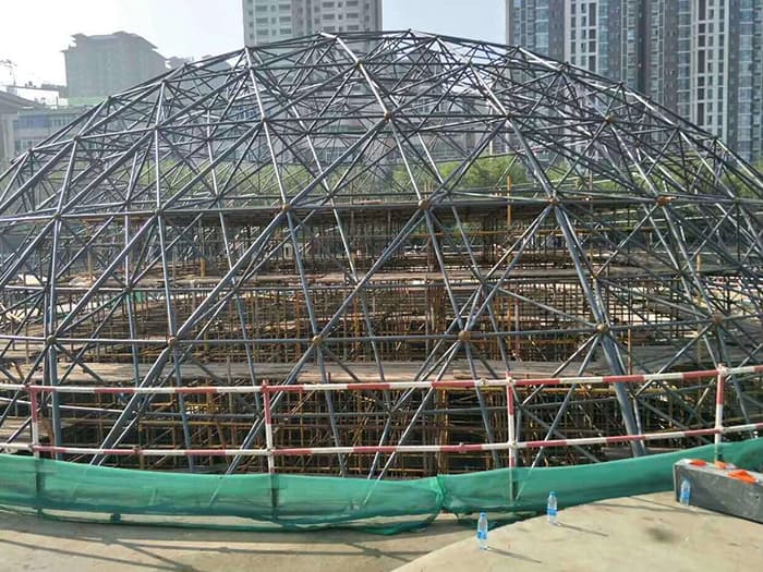 绍兴球形网架钢结构施工